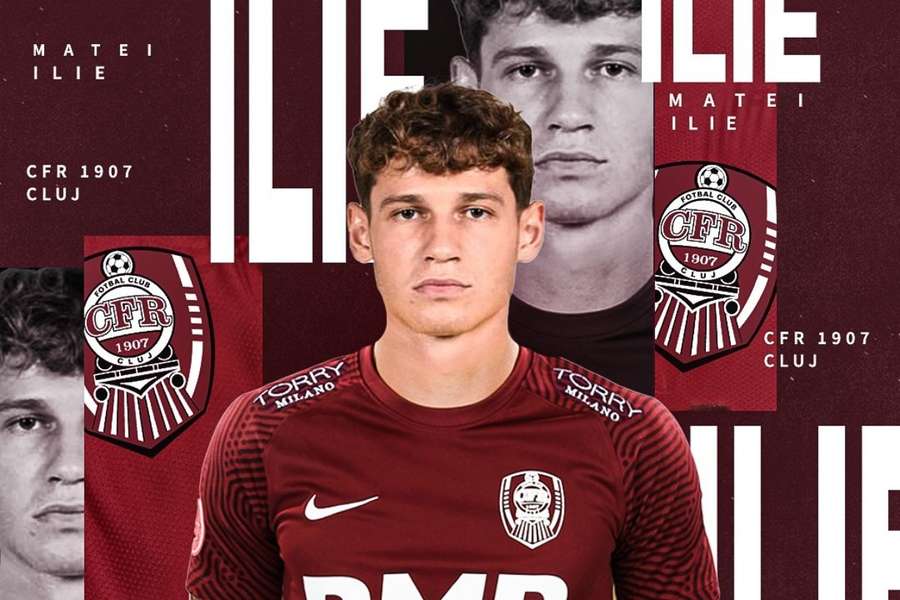 Matei Ilie a semnat cu CFR Cluj