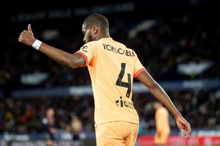 Geoffrey Kondogbia avec l'Atlético cette saison.