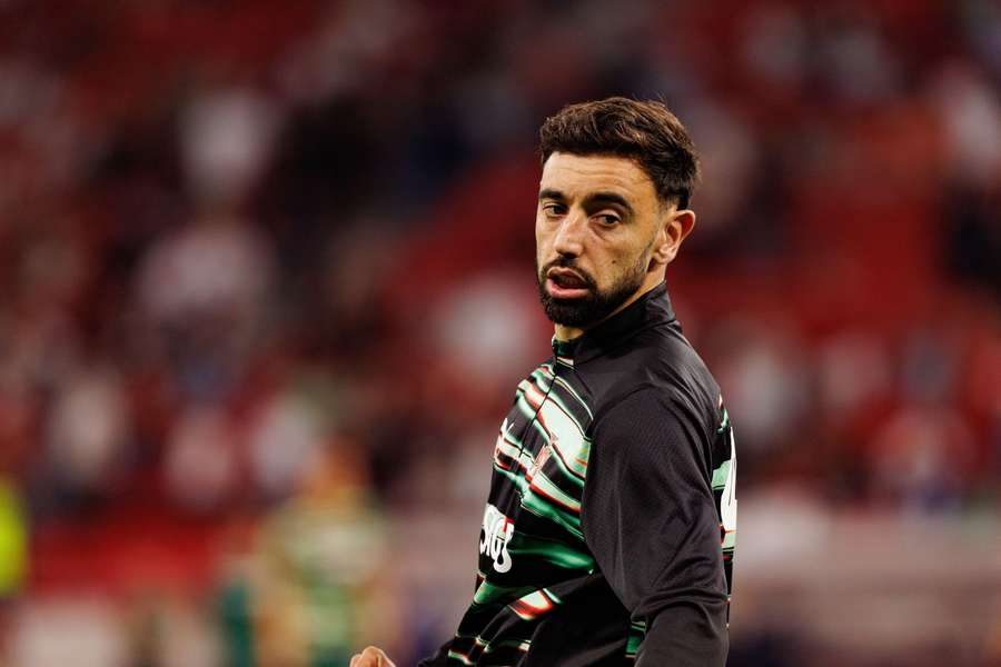 Bruno Fernandes, capitão do Manchester United