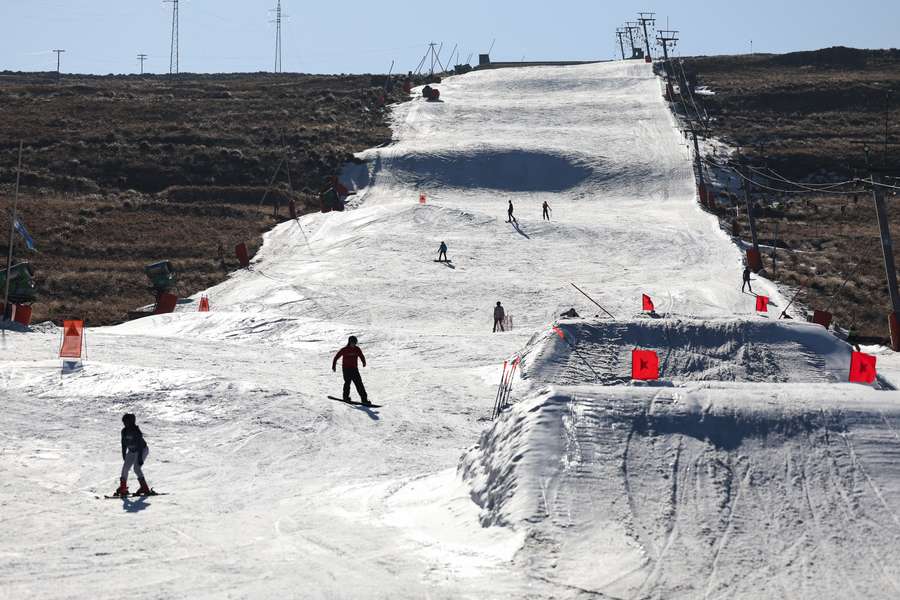 Een skipiste middenin de Afrikaanse hooglanden