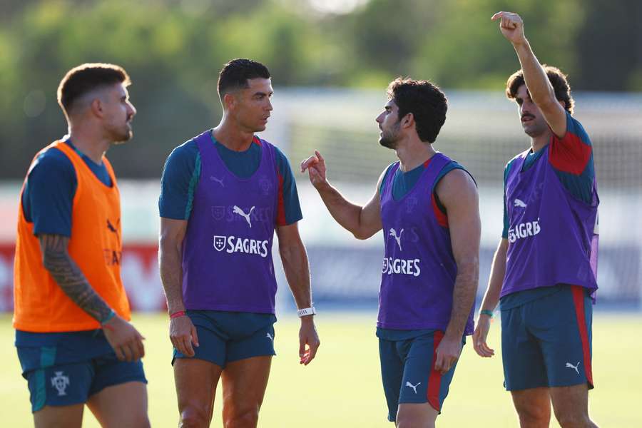 Treino da seleção portuguesa Treino da seleção portuguesa