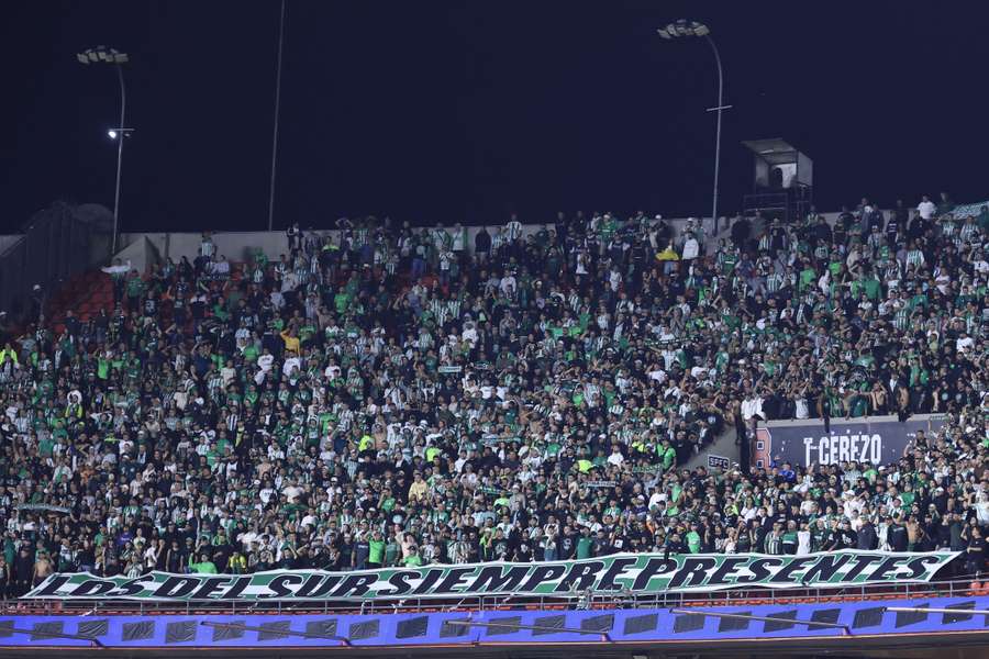 Les supporters de l'Atlético Nacional en août 2025.