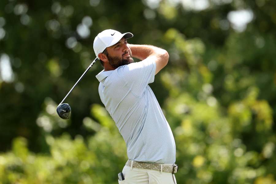 Scottie Scheffler has the lead at St. Jude.