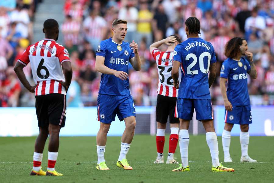 Chelsea striker Liam Delap.