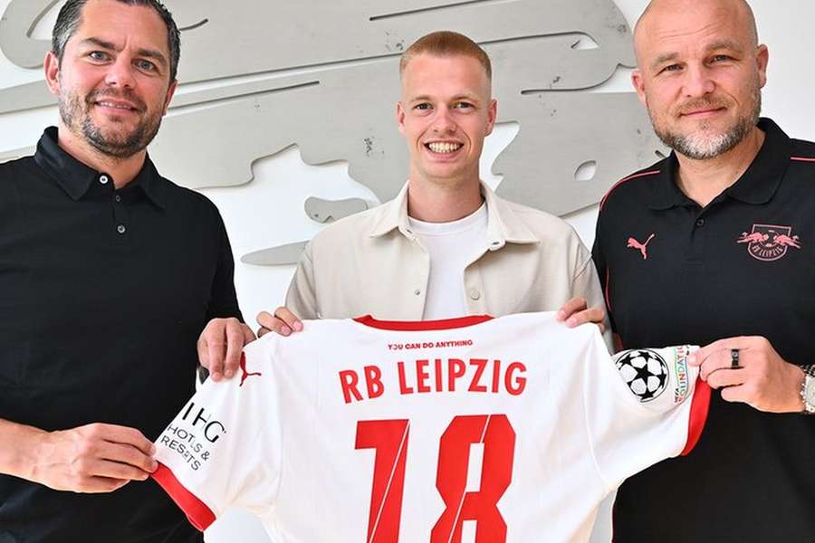 Vermeeren com a camisola do RB Leipzig