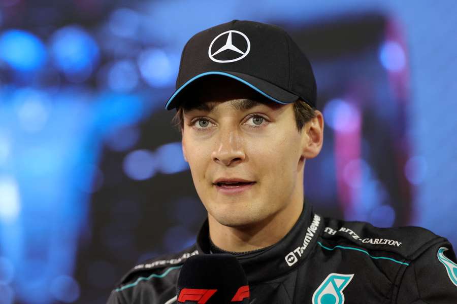 George Russell della Mercedes si è classificato quinto nel Gran Premio del Bahrein