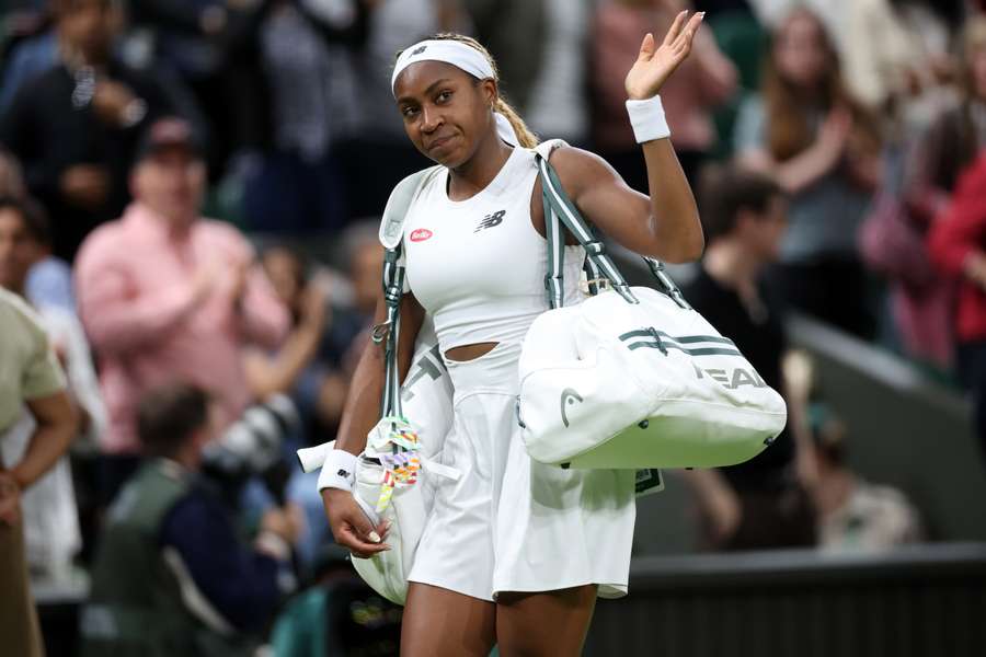 Gauff, número 2 do mundo, se despediu nas oitavas de final de Wimbledon