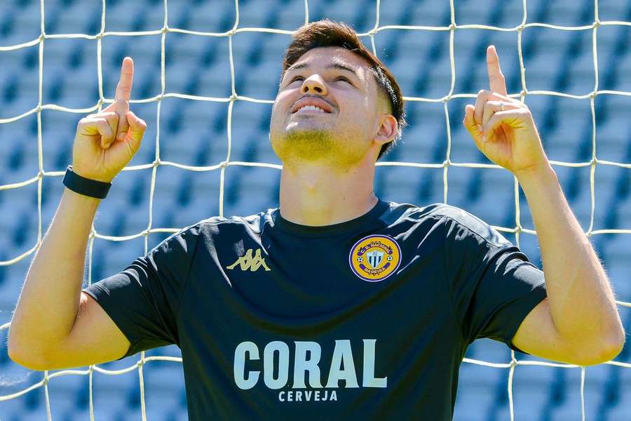 Jesús Ramírez com as cores do Nacional