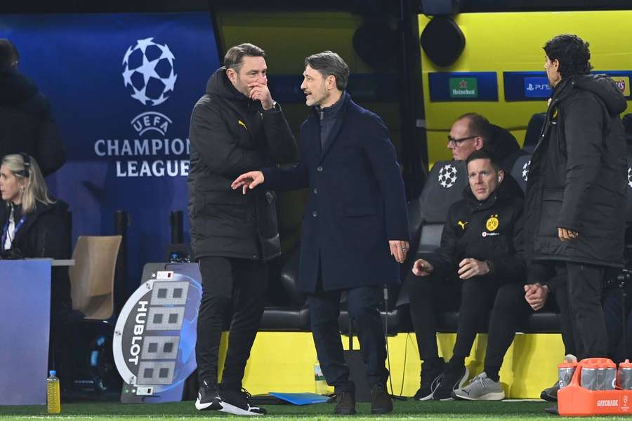 Niko Kovac (r.) im Gespräch mit seinem Bruder Robert (l.) Niko Kovac (r.) im Gespräch mit seinem Bruder Robert (l.)