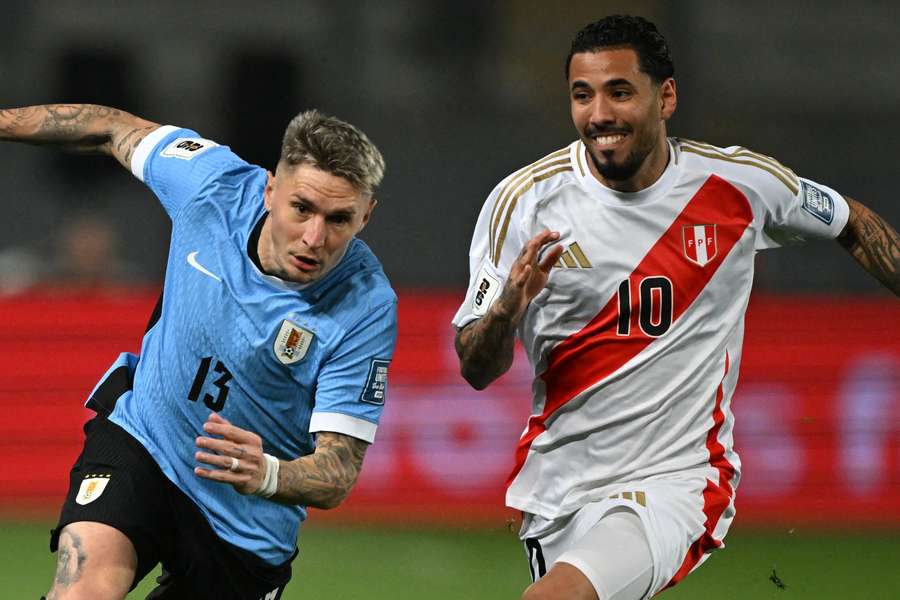 Uruguai e Peru duelam nesta quinta-feira (4) em Montevidéu