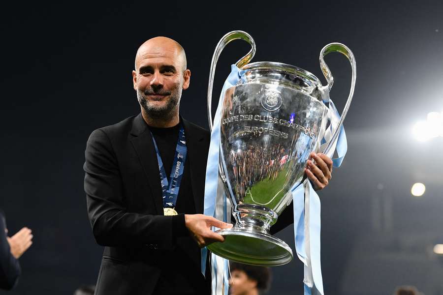 Pep Guardiola's Manchester City won the Champions League in 2023