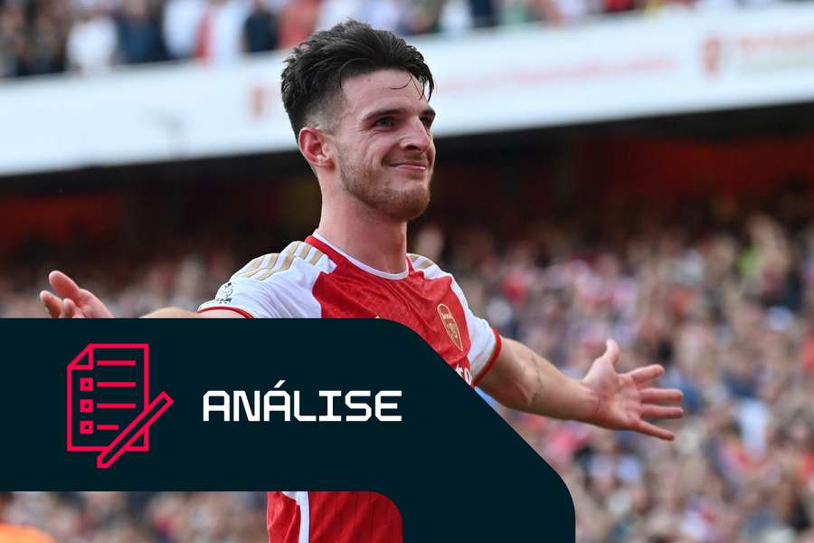 Declan Rice é um dos principais jogadores do Arsenal