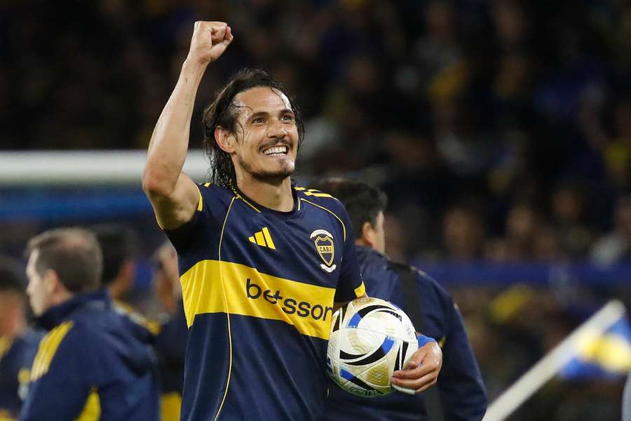 Cavani, delantero de Boca