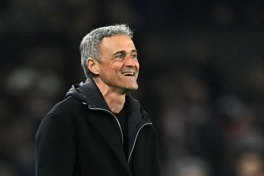 Luis Enrique ce mercredi soir.