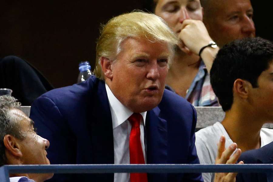 Donald Trump, în tribună la US Open, în urmă cu 10 ani