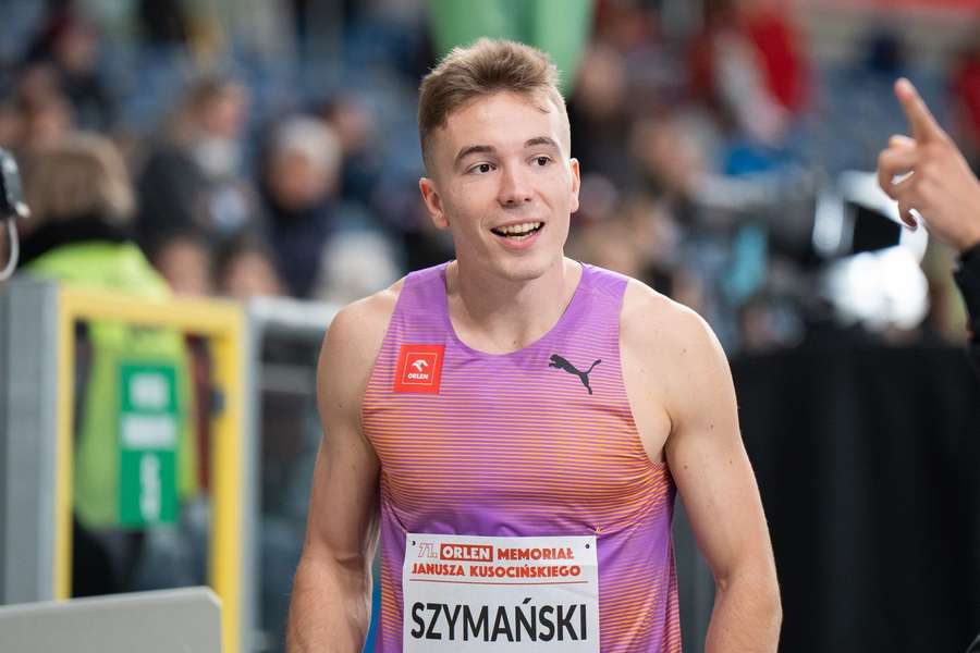 Rekord życiowy Szymańskiego w biegu na 100 m w Grand Slam Track