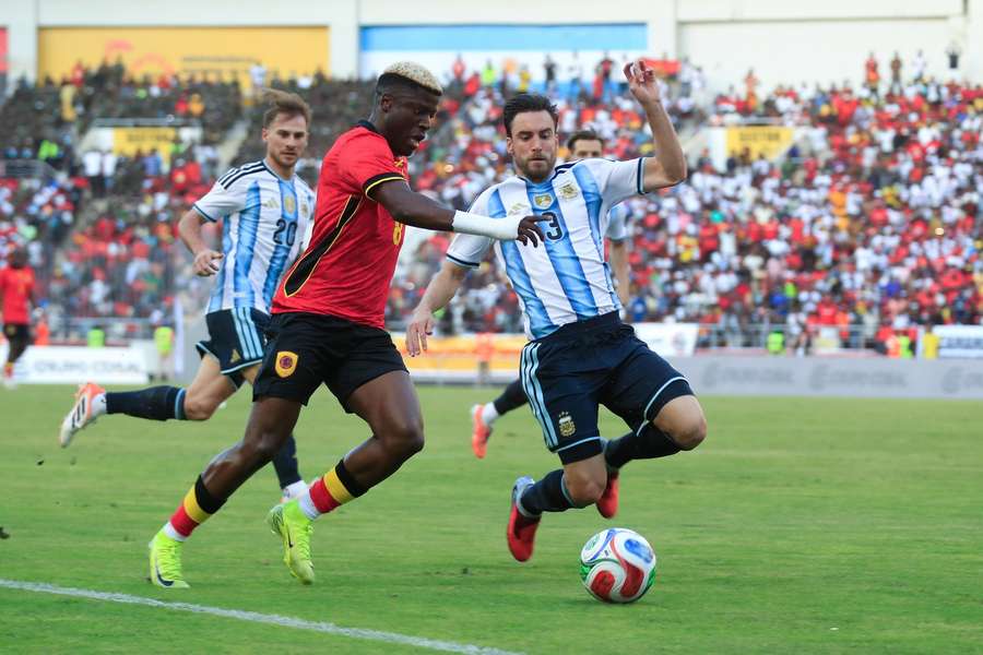 Argentina venceu Angola por 0-2 em jogo particular