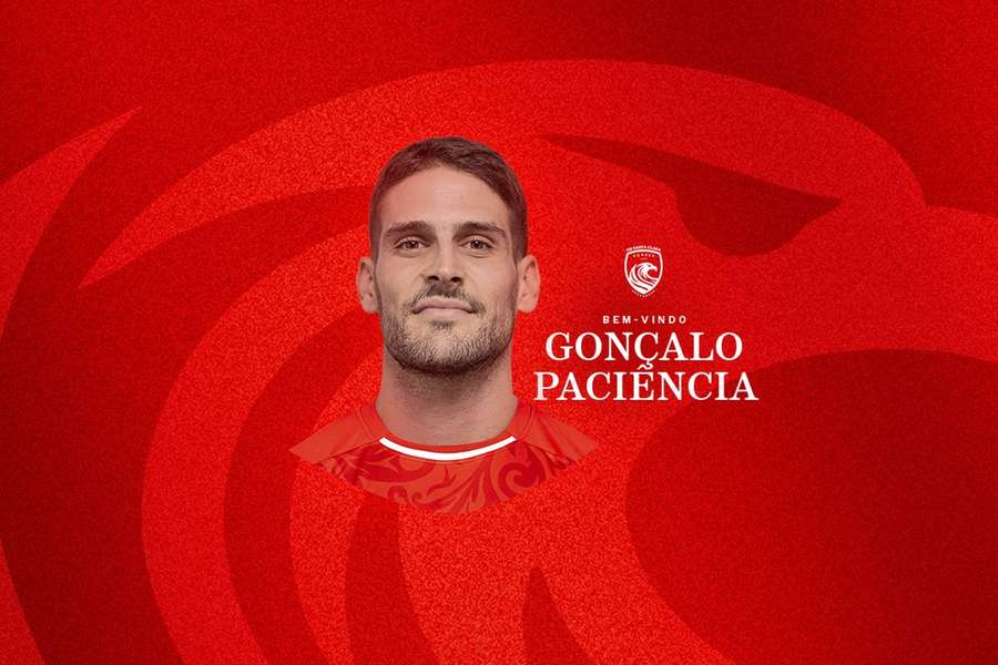 Gonçalo Paciência oficializado pelo Santa Clara Gonçalo Paciência oficializado pelo Santa Clara