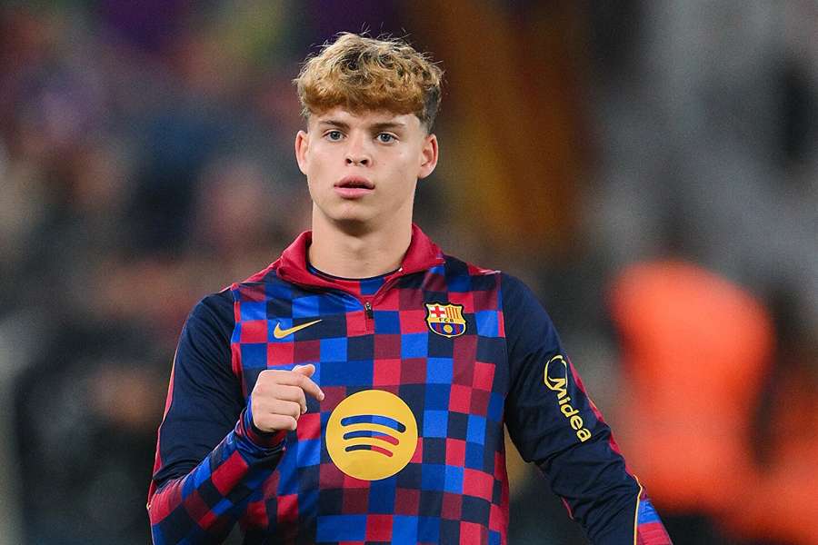 Orian Goren při rozcvičce před nedělním El Clásikem. Orian Goren při rozcvičce před nedělním El Clásikem.