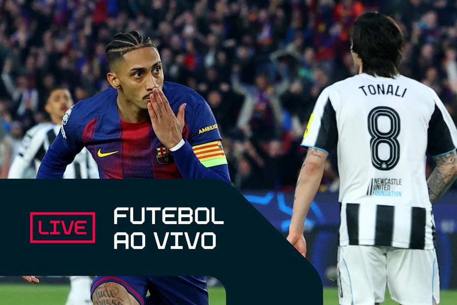 Raphinha não demorou a abrir o placar no Camp Nou