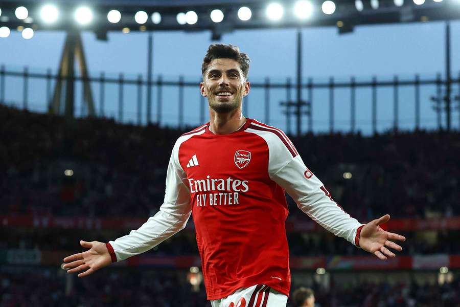 WATCH: Arsenal's Kai Havertz scored first Premier League goal of 2026-27 WATCH: Arsenal's Kai Havertz scored first Premier League goal of 2026-27