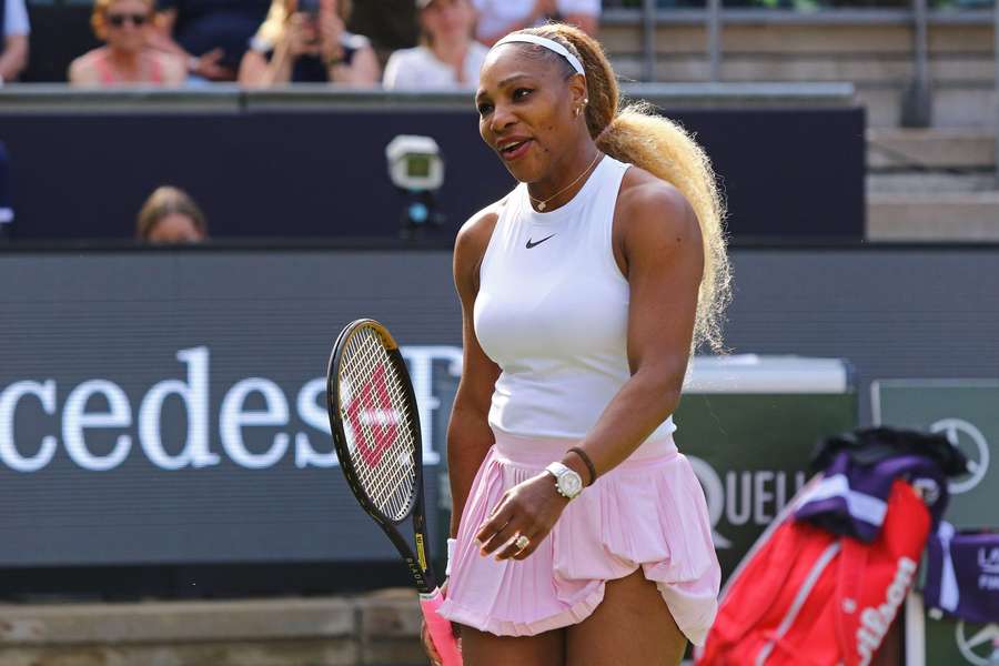 Serena Williams in action in Berlin Serena Williams in action in Berlin