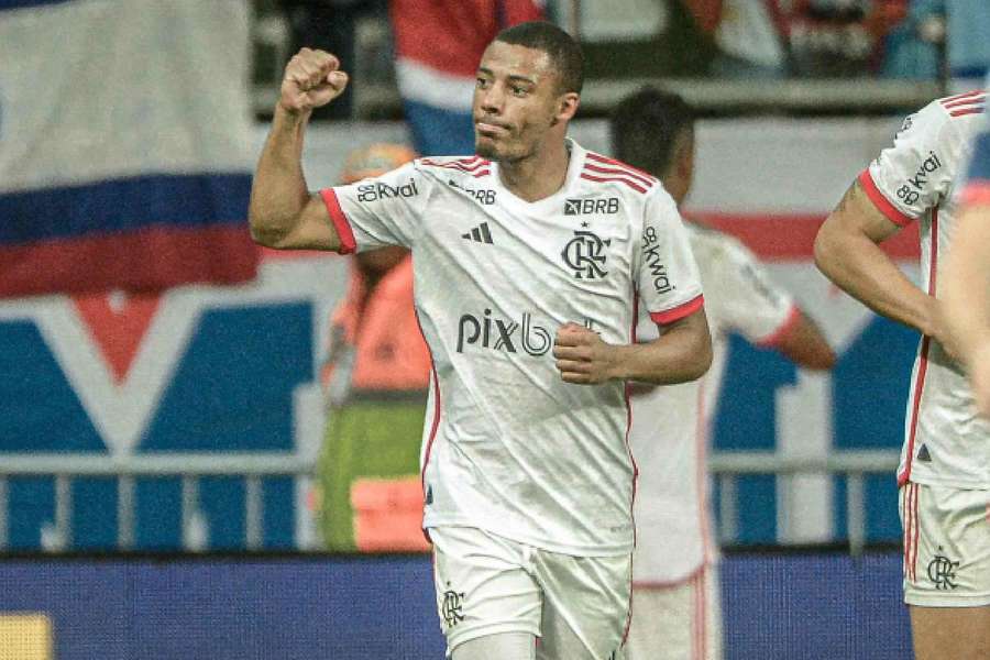 Nico de la Cruz, personagem da vitória do Flamengo nesta quarta-feira (28)