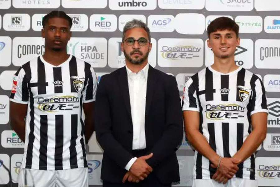 Diogo Cabral e Tiago Mamede apresentados no Portimonense