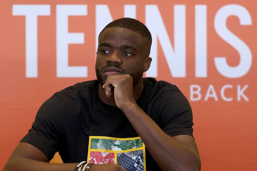 Tiafoe le 21 mars en conférence de presse à Miami.