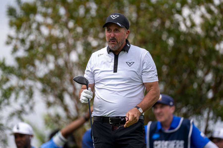 Phil Mickelson em março de 2026 Phil Mickelson em março de 2026