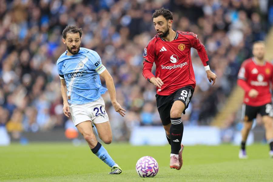 Bernardo Silva (izquierda) y Bruno Fernandes (derecha) Bernardo Silva (izquierda) y Bruno Fernandes (derecha)