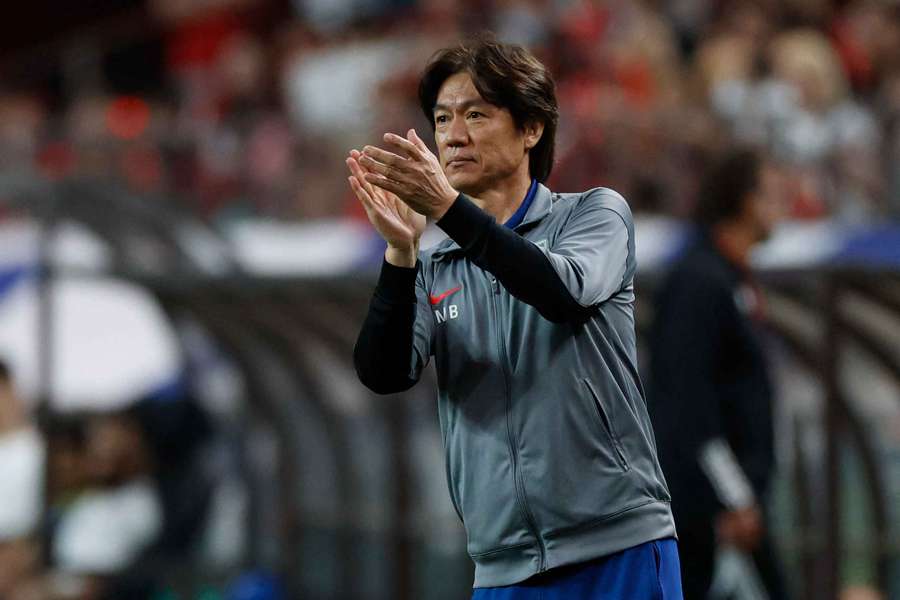 South Korea coach Myung Bo Hong