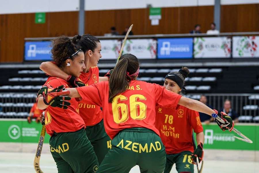 Jogadoras da seleção celebram triunfo Jogadoras da seleção celebram triunfo
