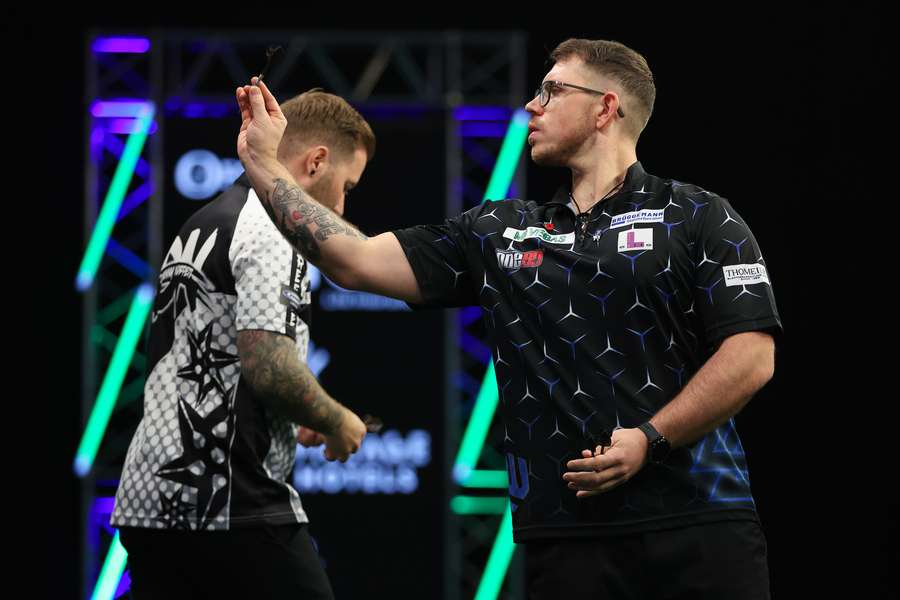 Danny Noppert war am heutigen Abend zu stark. Danny Noppert war am heutigen Abend zu stark.