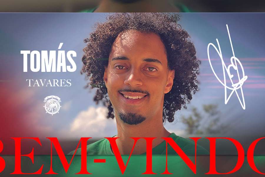Tomás Tavares assina por três temporadas pelo Marítimo