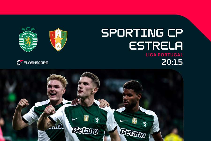 Sporting recebe Estrela na 10.ª jornada