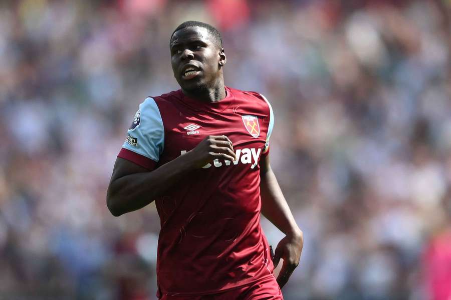 Kurt Zouma com o West Ham em maio passado