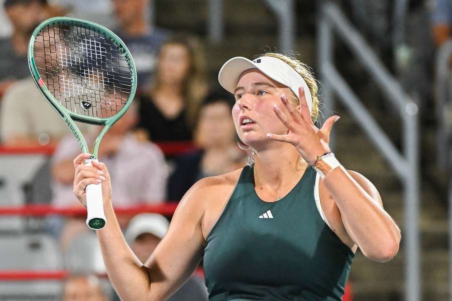 Clara Tauson was left frustrated in Beijing
