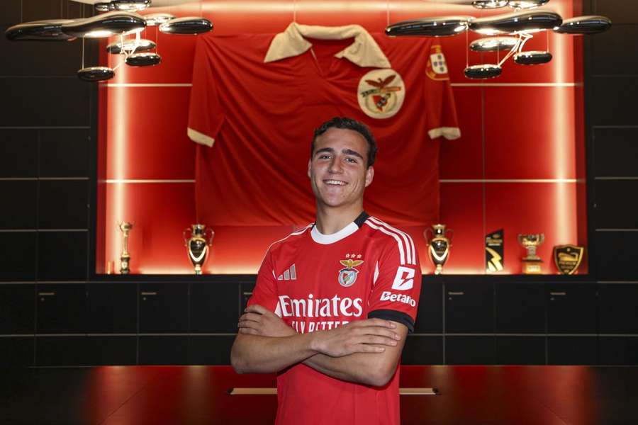 João Capucho, lateral-esquerdo do Benfica