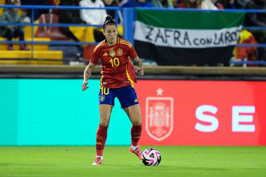 Jenni Hermoso of Spain in action