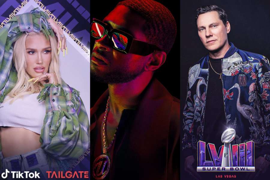 Gwen Stefani, Usher og Tiësto