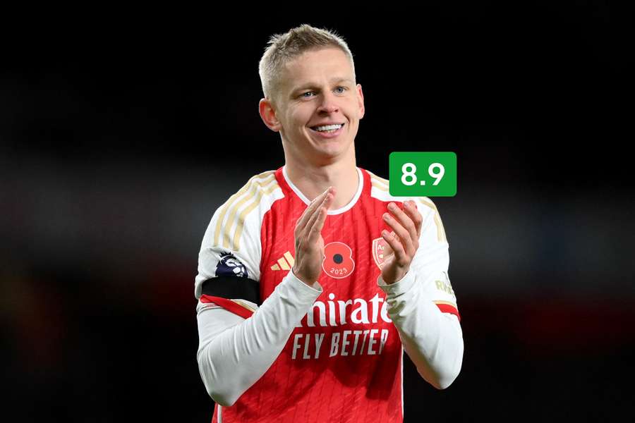 Oleksandr Zinchenko was superb in Arsenal's win over Burnley