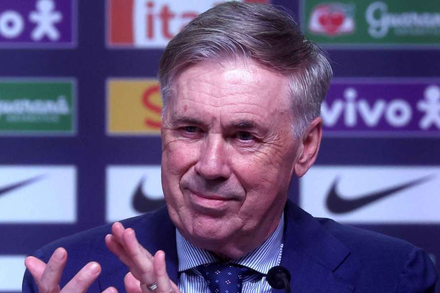 Carlo Ancelotti em convocação da Seleção Brasileira