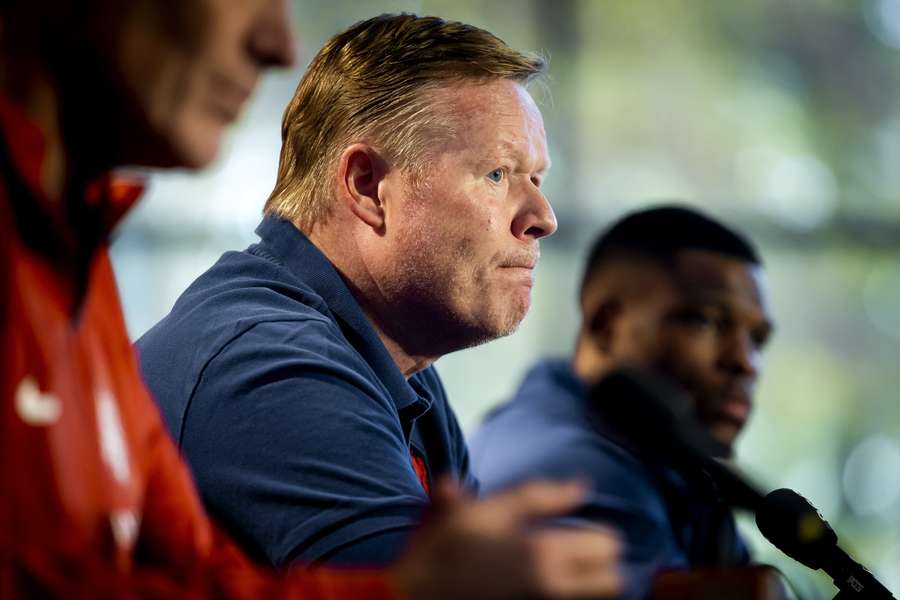 Ronald Koeman is blij dat de lange lijst met geblesseerden bij het Nederlands elftal niet nog groter is geworden