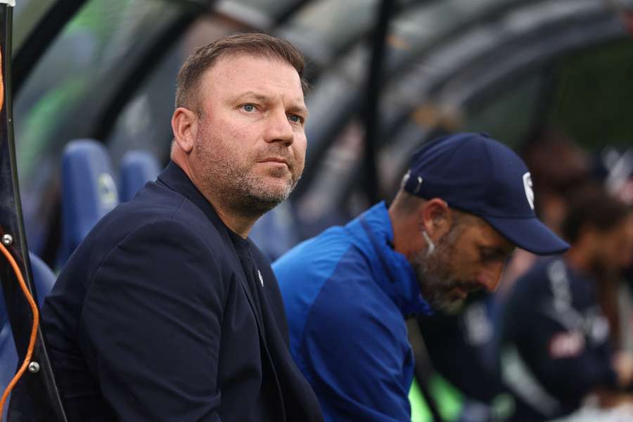 Melbourne Victory manager Arthur Diles looks on in Auckland. 