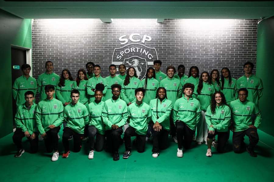 Os 29 reforços do Sporting, apresentados no Pavilhão João Rocha