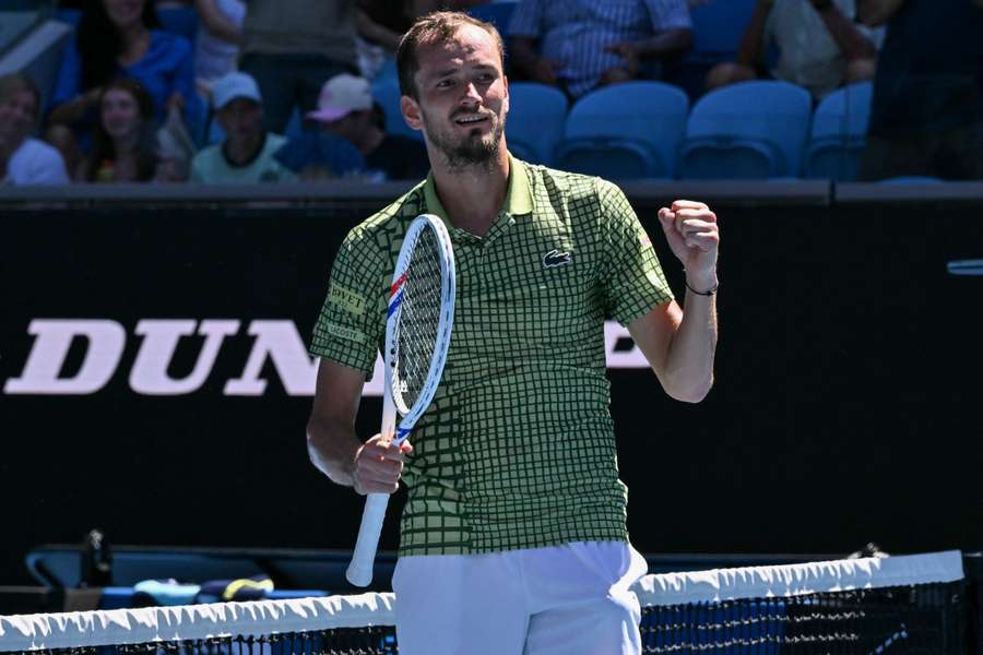 Medvedev sigue escalando en Australia Medvedev sigue escalando en Australia