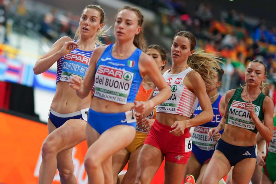Weronika Lizakowska podczas porannego biegu na 3000 metrów
