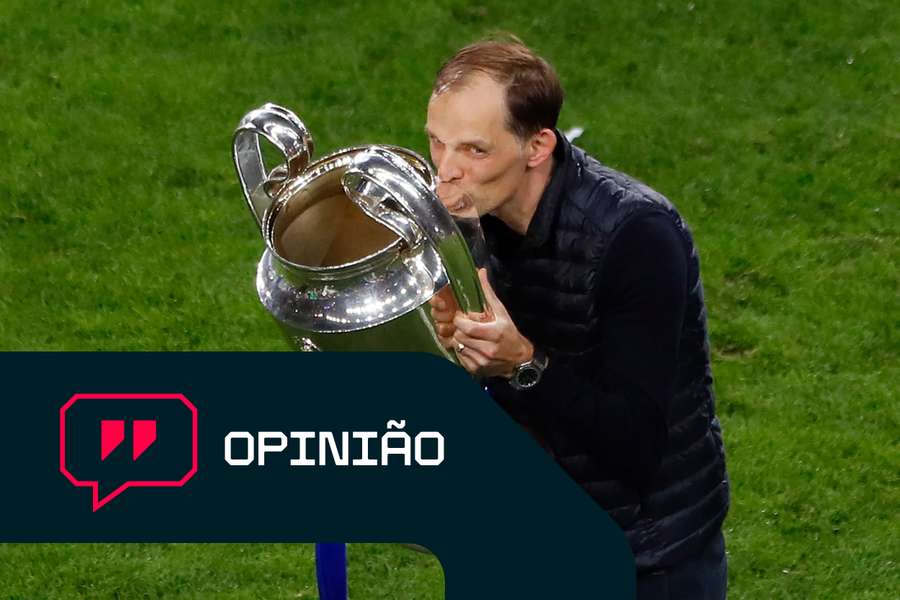 Thomas Tuchel comemora a conquista da Liga dos Campeões pelo Chelsea