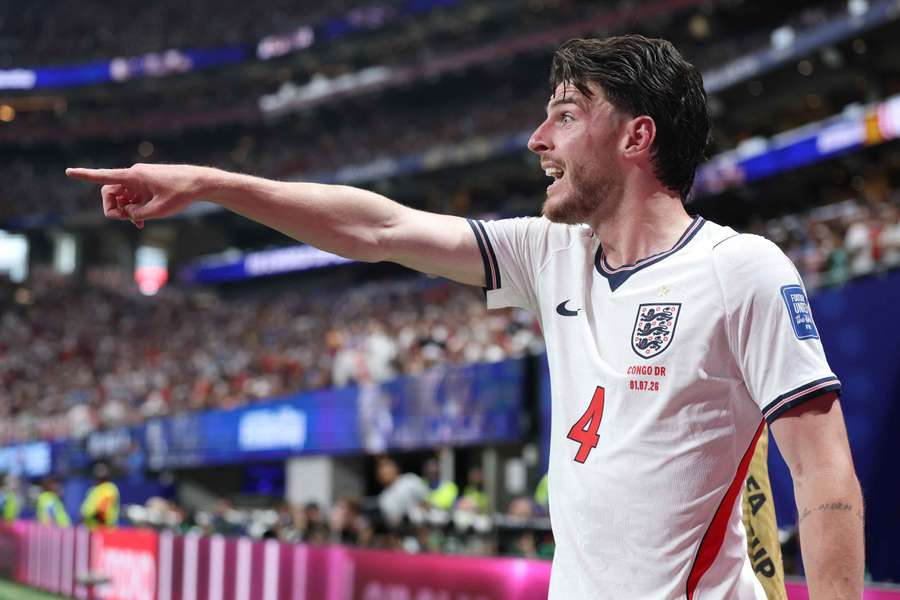 Declan Rice fez uma grande partida contra o Congo Declan Rice fez uma grande partida contra o Congo